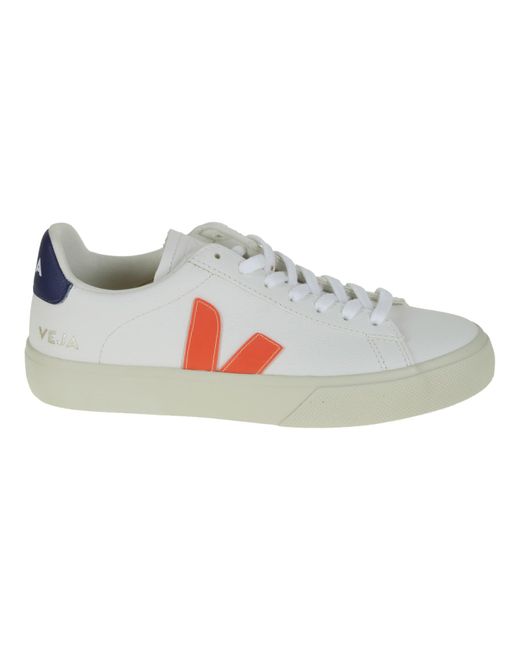 Veja Leather Campo Chromefree in White (Gray) | Lyst