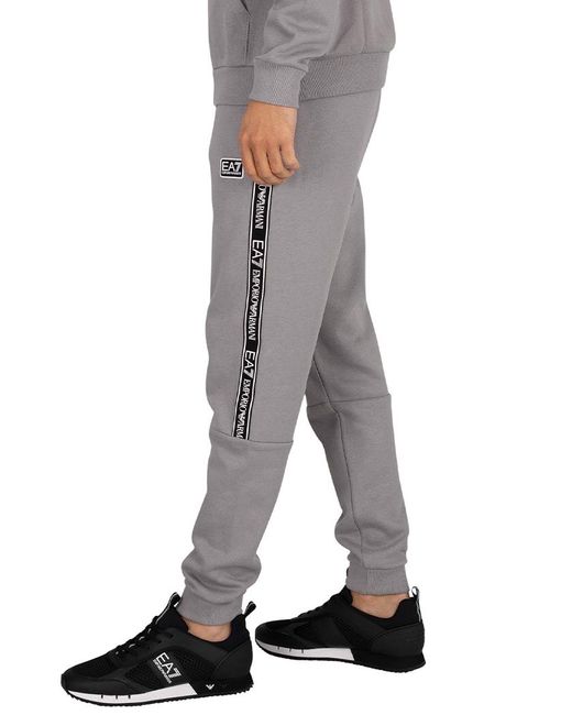 ea7 grey joggers mens