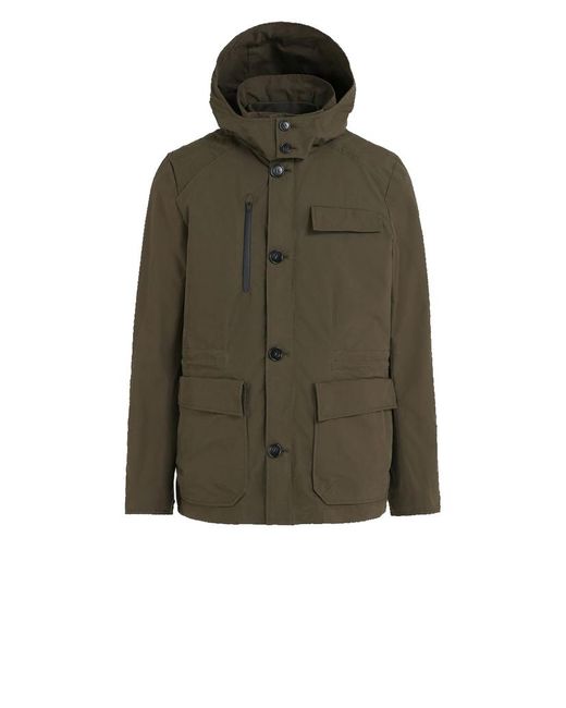 dark green field jacket