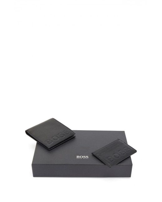 BOSS by HUGO BOSS Leather Gbbm_8cc S Card Bold Card Holder & Wallet