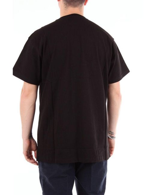 ih nom uh nit Cotton Black Short-sleeved T-shirt for Men - Lyst