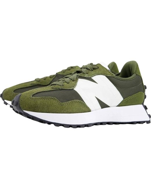 New Balance Suede 327 Trainers in Green for Men Lyst UK