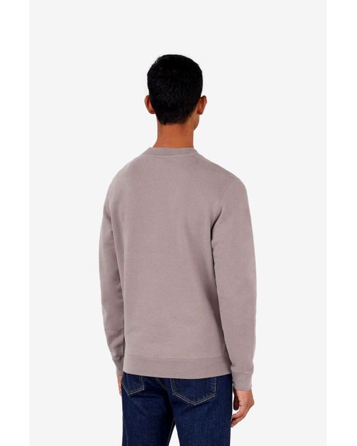 Sunspel Loopback Sweatshirt in Brown 