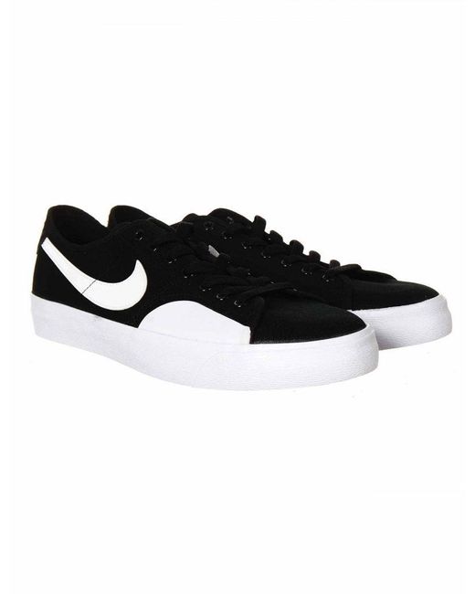 Nike Sb Blazer Court Shoes - /white Uk 8, in Black for Men - Lyst