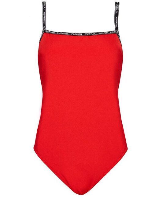Calvin Klein Costume Donna Kw0kw01343 Xmk in Red Lyst