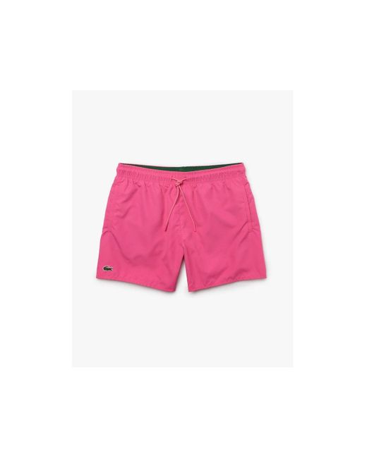 pink lacoste shorts