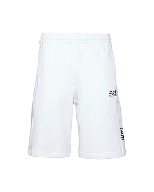 EA7 Shorts in White for Men | Lyst