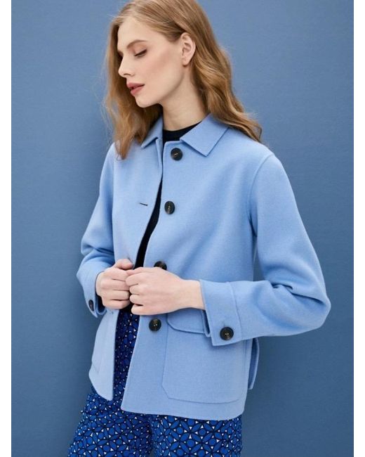 blue wool jacket