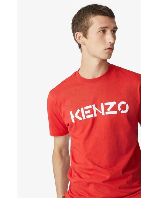 red kenzo shirt