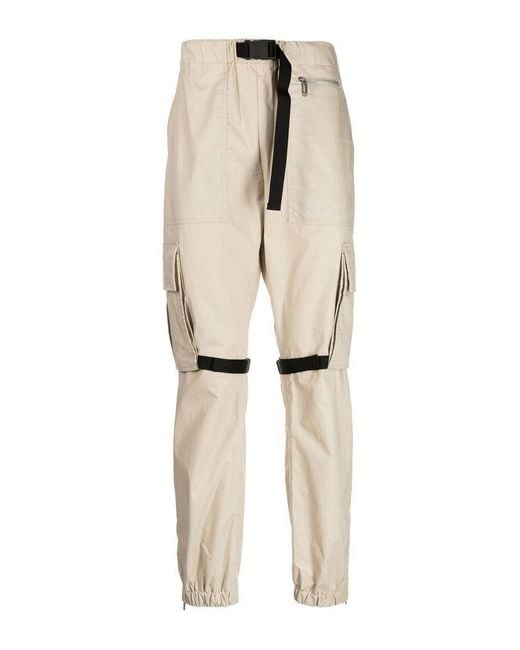 Off-White c/o Virgil Abloh Diag Tab Cotton Cargo Pants in Brown for Men ...
