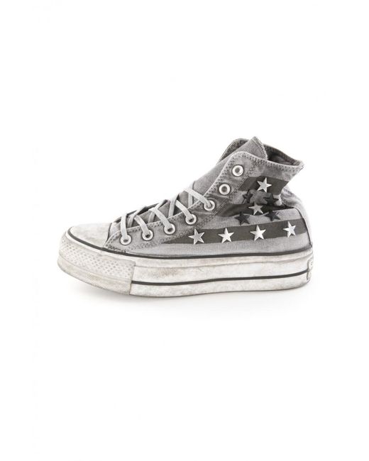 converse lift metallic