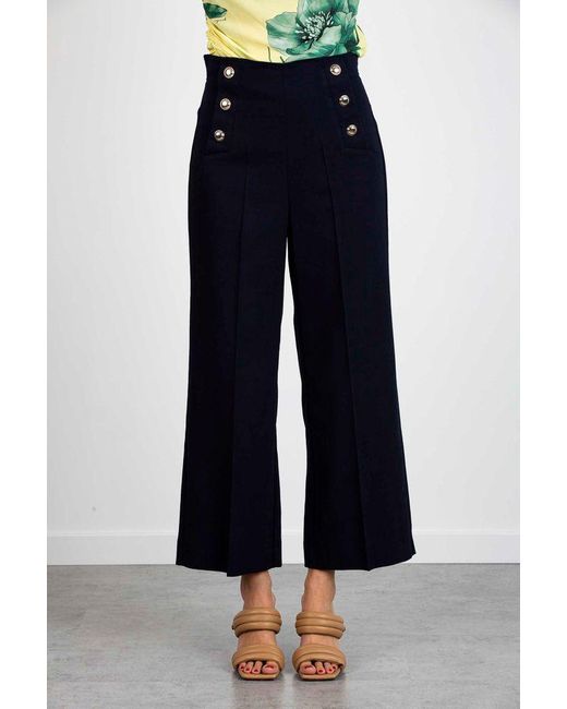 Marella Pantaloni Dritti in Blue | Lyst