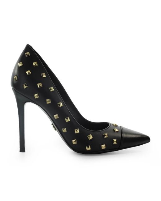 Michael Kors Leather Keke Pump With Studs in Black | Lyst