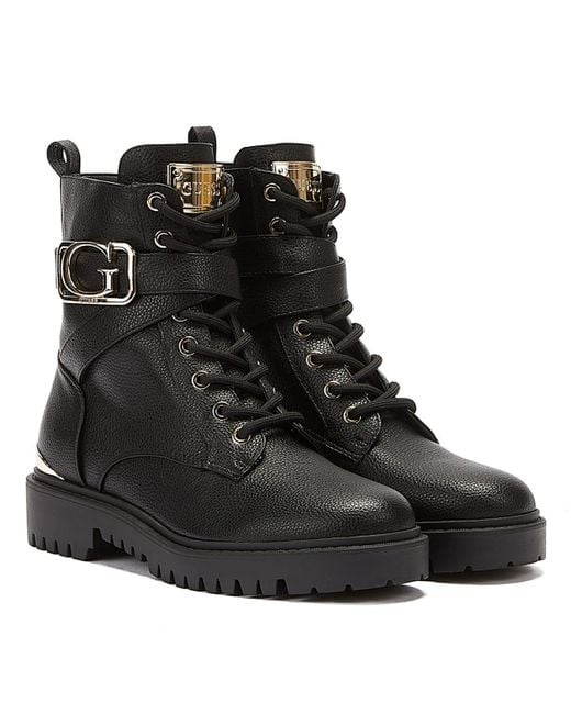 guess gold boots