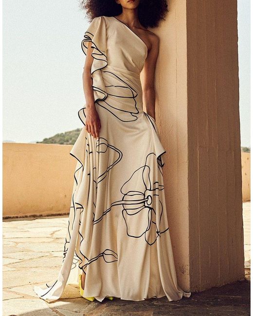 costarellos black gown
