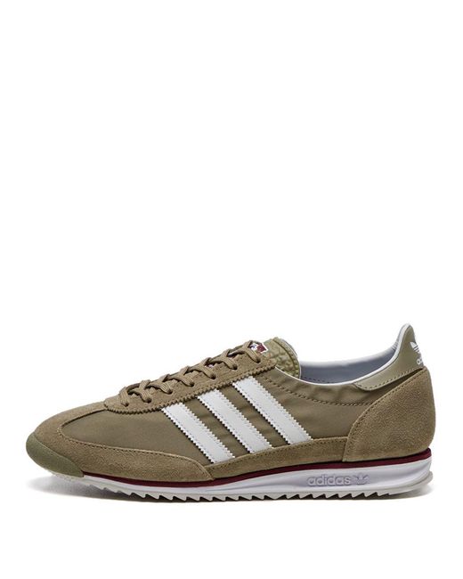 adidas Suede Sl72 Trainers in Green for Men | Lyst