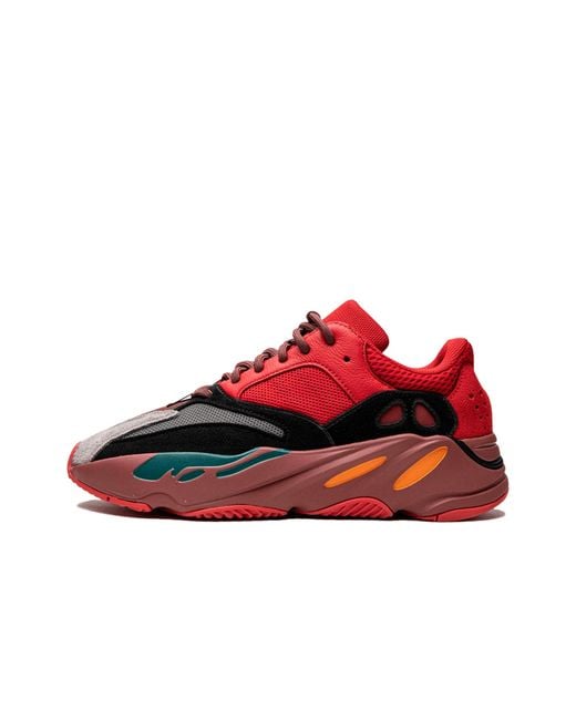 red yeezy sneakers