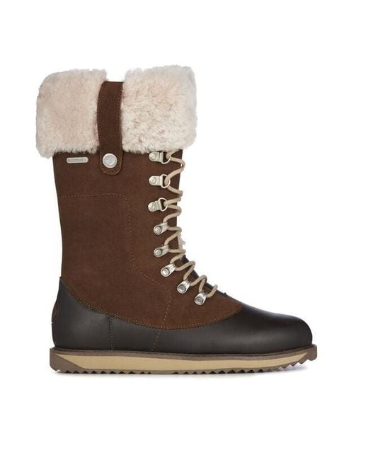 EMU Leather Emu Orica Hi Boots in Brown Lyst Canada
