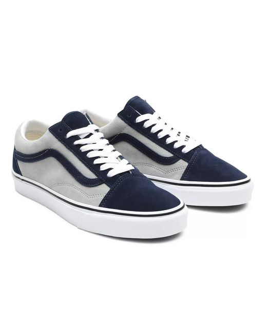 Vans 2-tone Suede Old Skool Shoes - Dress Blues/mineral in Grey (Gray) for  Men | Lyst