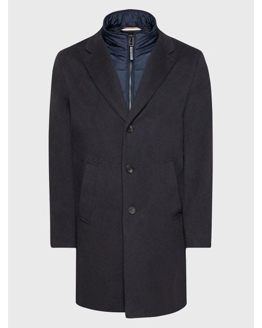 BOSS by HUGO BOSS Cappotto in Blue for Men | Lyst
