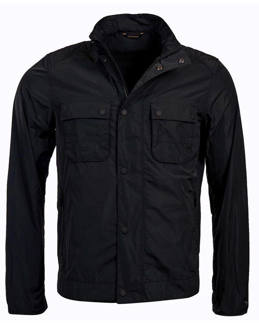 barbour stannington jacket black