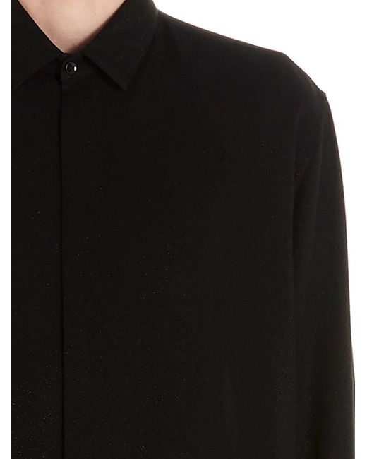 Saint Laurent Saint Laurent Silk Shirt in Black for Men - Save 50 