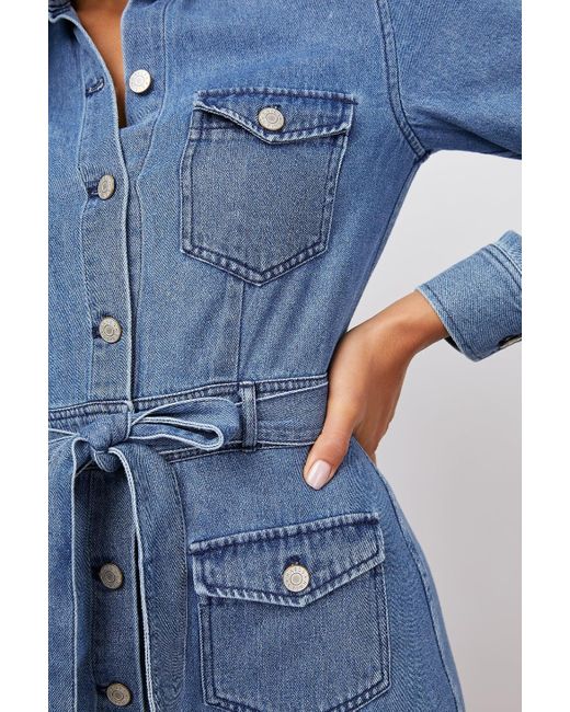 Rails Ciara Denim Dress in Blue | Lyst
