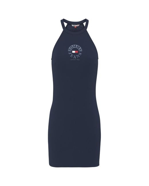 Tommy Hilfiger Synthetic Timeless Circl Bodycon Dress , Title:navy in Blue  | Lyst