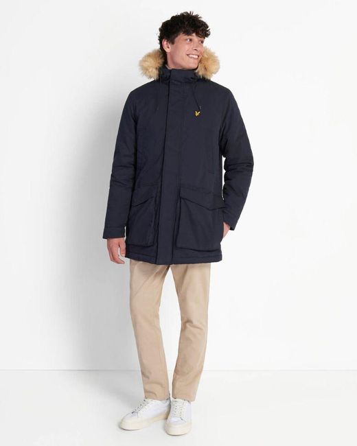 winter weight microfleece lined parka