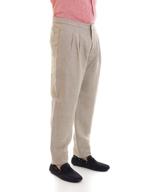 Emporio Armani Linen Trousers for Men 