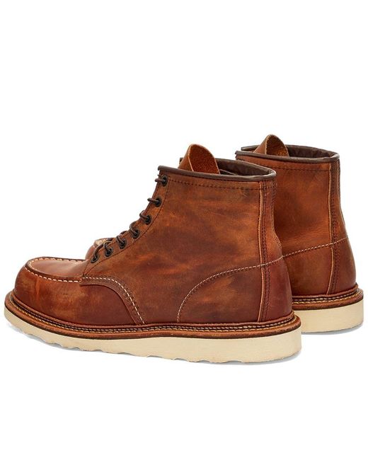 red wing 1907 heritage work 6 moc toe boot