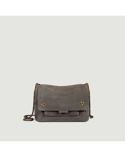 Jérôme Dreyfuss Lulu M Leather Shoulder Bag Grey Paris in Grey,Brown (Gray) Lyst