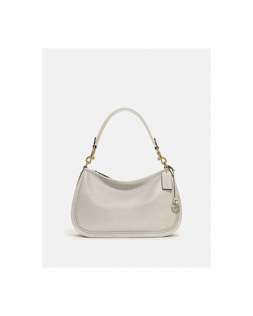 COACH Soft Pebble Leather Cary Crossbody Bag in White Lyst Canada