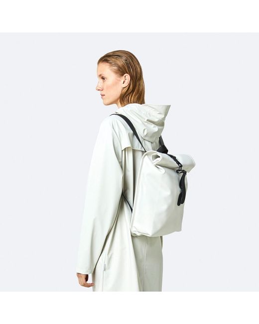 Rains Synthetic Rolltop Backpack Mini 