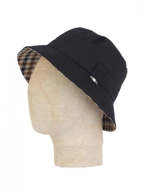 Aquascutum Reversible Bucket Hat Navy 