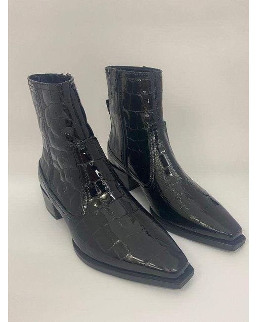 Kennel & Schmenger Denim Patent Chelsea Boots In 41-44030-370 in Black -  Lyst