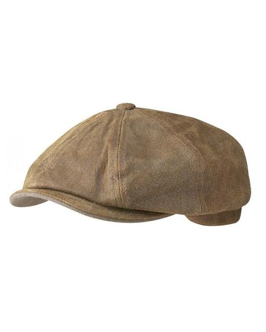 stetson 8 panel newsboy cap