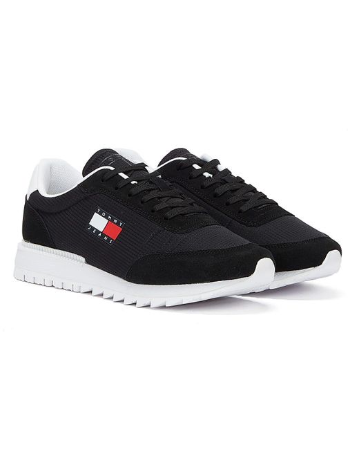 Tommy Hilfiger Denim Tommy Jeans Retro Evolve Trainers in Black | Lyst