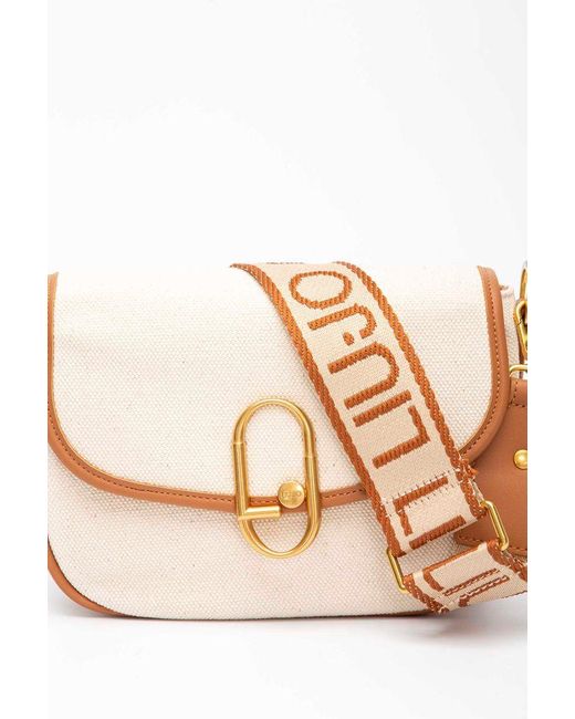 Borsa di tessuto canvas arancione, tote grande con manici e tracolla in  pelle, stile etnico Ibiza | Cerca Shopping bag su Mooza