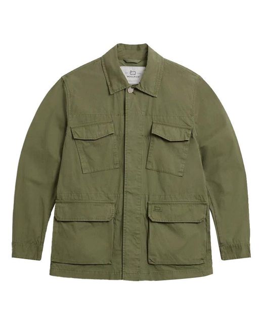 Woolrich Cotton Crew Field Jacket Ivy in Green for Men - Lyst