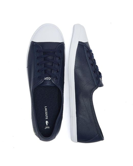 Lacoste Ziane Bl 1 Cfa Navy Trainers in Blue - Save 4% - Lyst