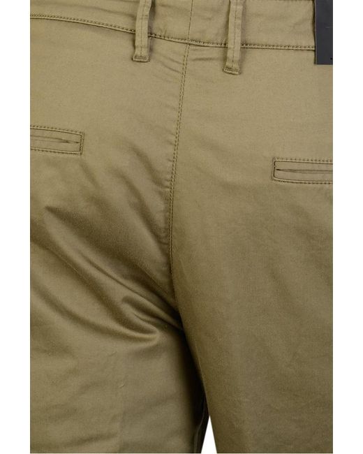 Hugo Boss Mens Crigan Shorts Khaki Regular Fit Cotton Spandex NEW 