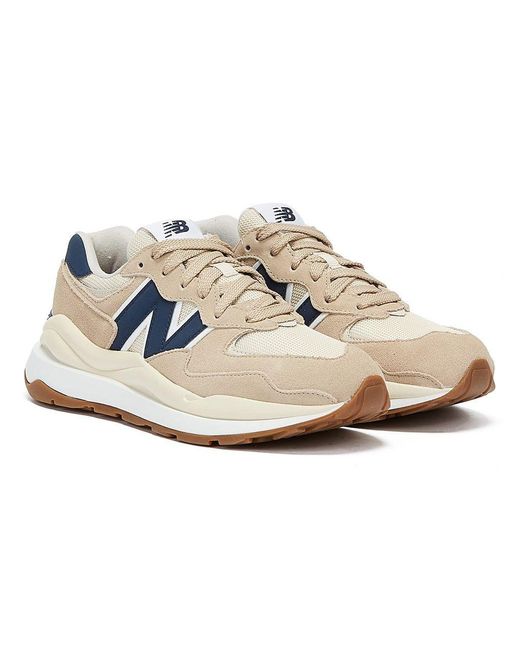 New Balance Suede 57/40 Mindful Grey Trainers in Natural for Men | Lyst ...