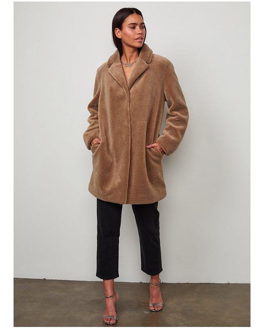 Spencer Velvet Trishelle Sherpa Coat 