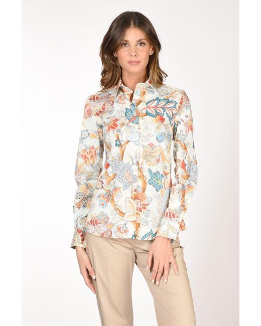camicia fiori