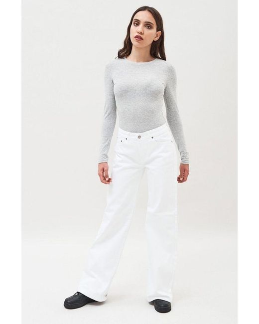 dr denim white jeans