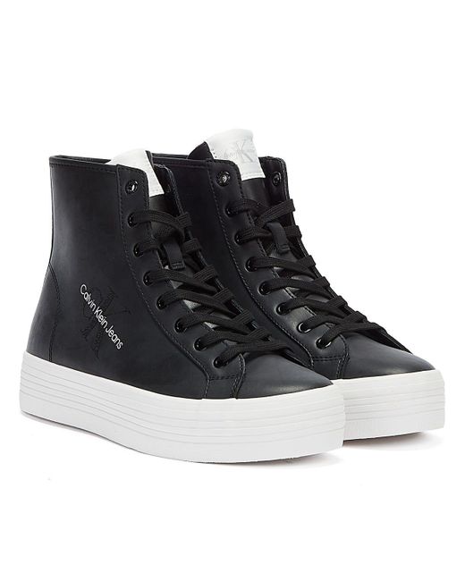 vulcanised flatform trainers