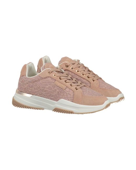 mallet rose gold trainers