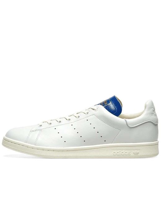 adidas Leather Stan Smith Bt White & Collegiate Royal Shoes for Men | Lyst  Canada