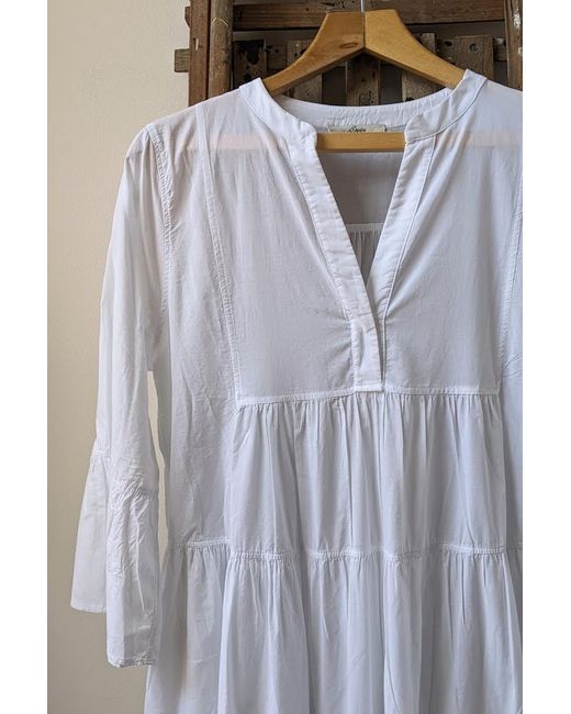 Devotion Twins Leather Kato Maxi-dress in White | Lyst